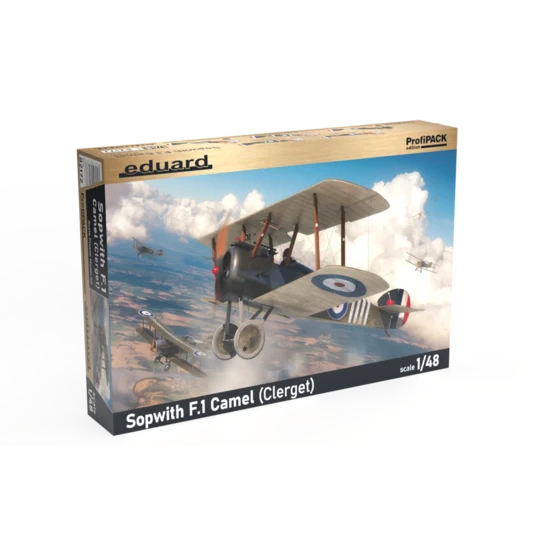 Eduard 1/48 Sopwith F.1 Camel Clerget Plastic Model Kit [82172]