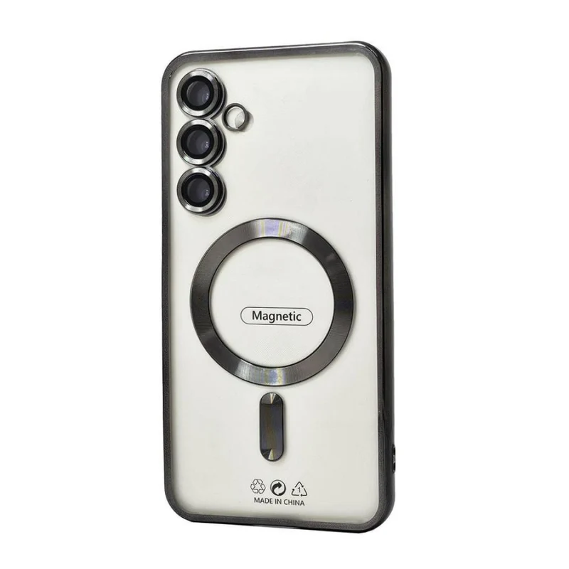 Electroplated Magsafe TPU Case for Samsung Galaxy S24 FE (black)