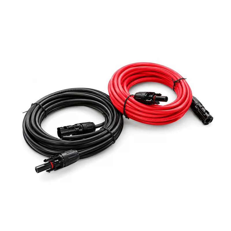 Elios #10 AWG MC4 Solar Cable Extension Pair | Red & Black