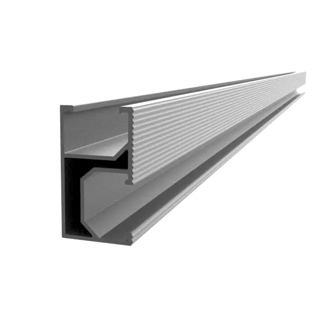 Elios Silver Aluminum Solar Rail 2400mm | 94.5″ Solar Mounting Rail