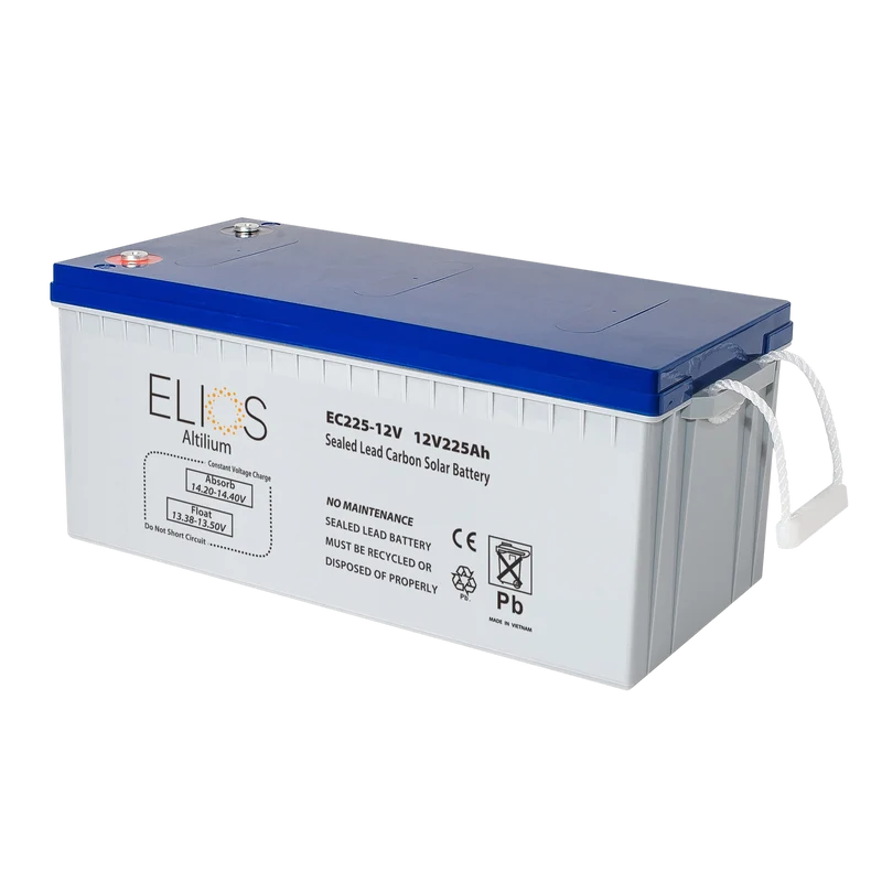 Elios Altilium EC225-12V | 12V 225Ah Sealed AGM Lead Carbon Solar Battery