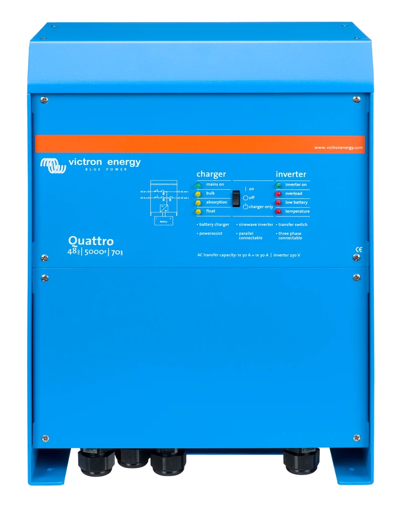 Victron Energy Quattro 48/5000/70-100/100 120V VE.Bus (UL) | QUA482501102