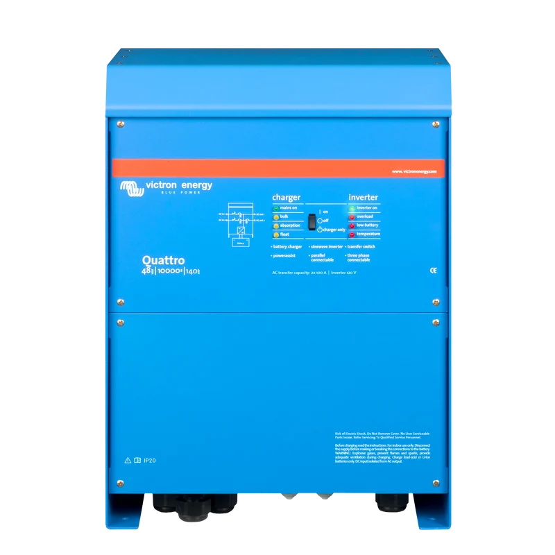 Victron Energy Quattro 48/10000/140-100/100 120V VE.Bus UL | QUA483100102