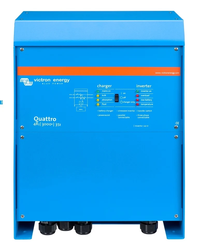 Victron Energy Quattro 48/3000/35-50/50 120V VE.Bus | QUA483021100