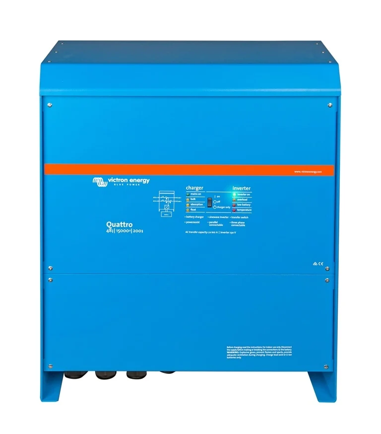 Victron Energy Quattro 48/15000/200-100/100 VE.Bus 230 VAC Output | QUA483150000