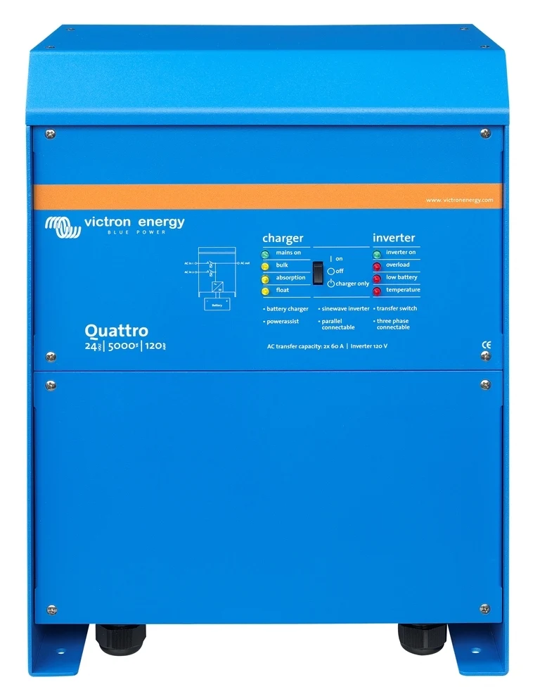 Victron Energy Quattro 24/5000/120-100/100 120V VE.Bus | QUA245023110