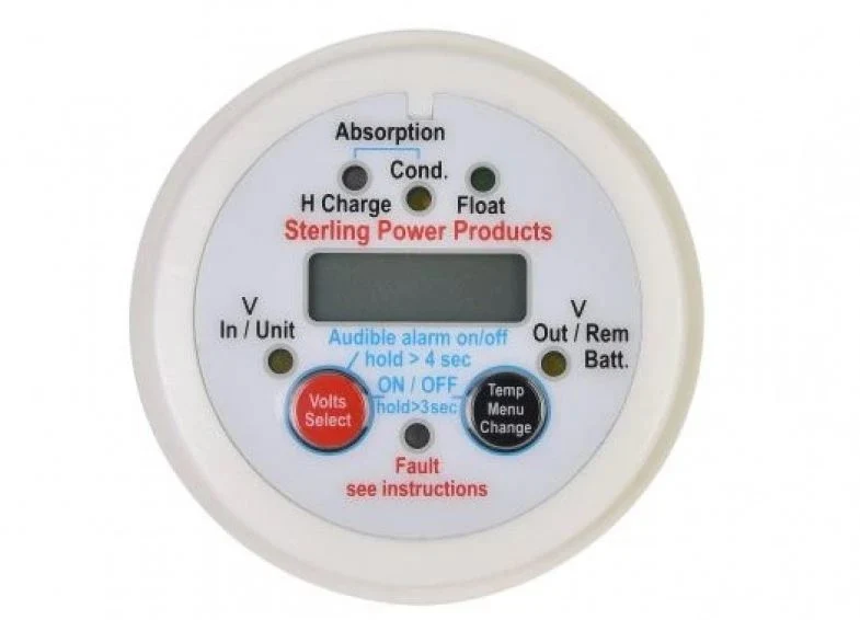 Optional Remote BBURC for Sterling Power new white Battery to Battery Chargers