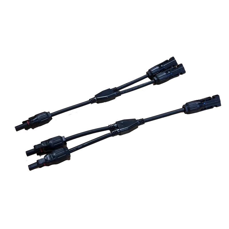 1 pair x Solar Connectors Y parallel connection 2 solar electric branch 30A