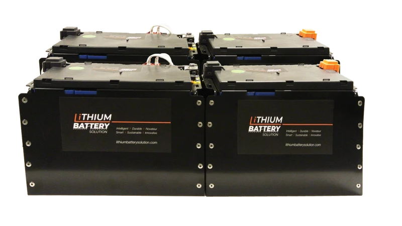 Lithium Battery Solution | 4X LBS 271 (LiFePO4) | Commercial Industrial battery Lithium-ion | with External BMS