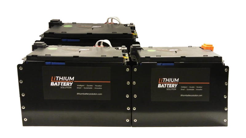 Lithium Battery Solution | 3X LBS 271 (LiFePO4) | Commercial Industrial battery Lithium-ion | with External BMS