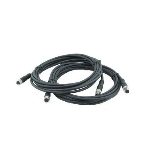 Victron Energy M8 circular connector Male/Female 3 pole cable 1m (bag of 2)