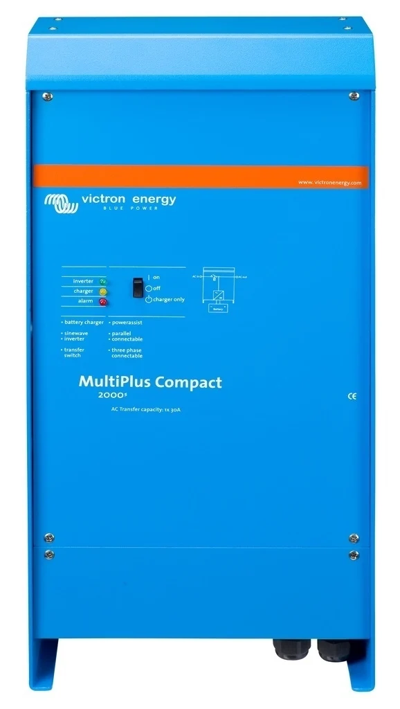 Victron Energy Inverter/Charge MultiPlus Compact 24/2000/50-50 120V VE.Bus | CMP242200100