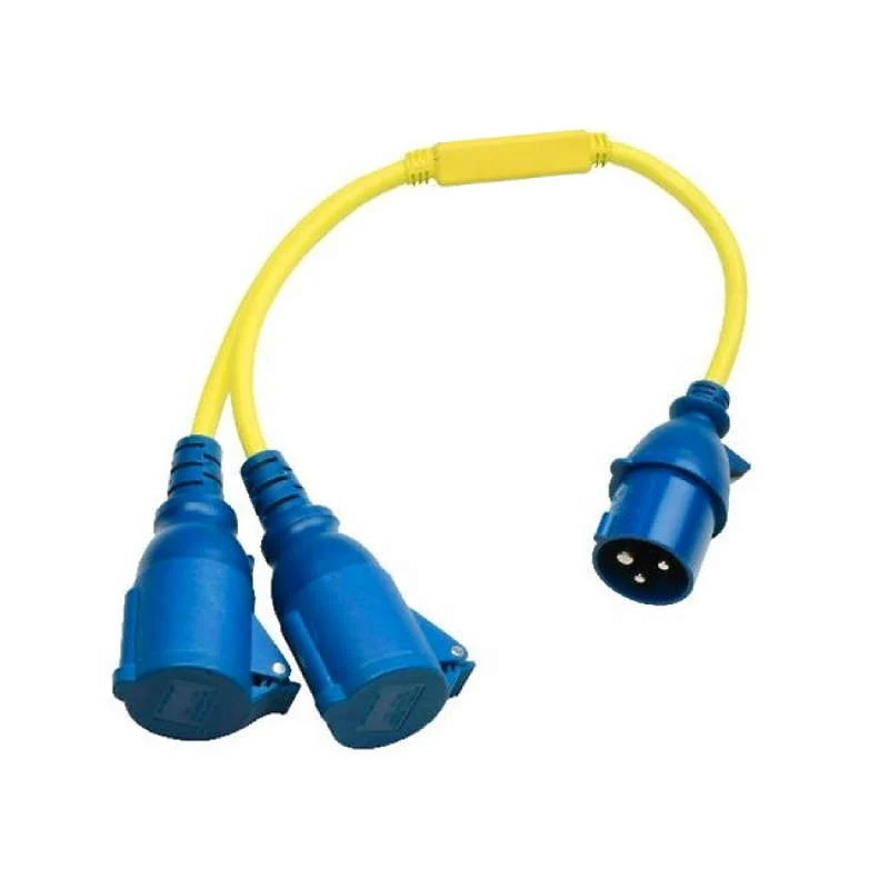 Victron Energy Splitter Cord 16A/250V-CEE plug/2xCEE Coupling