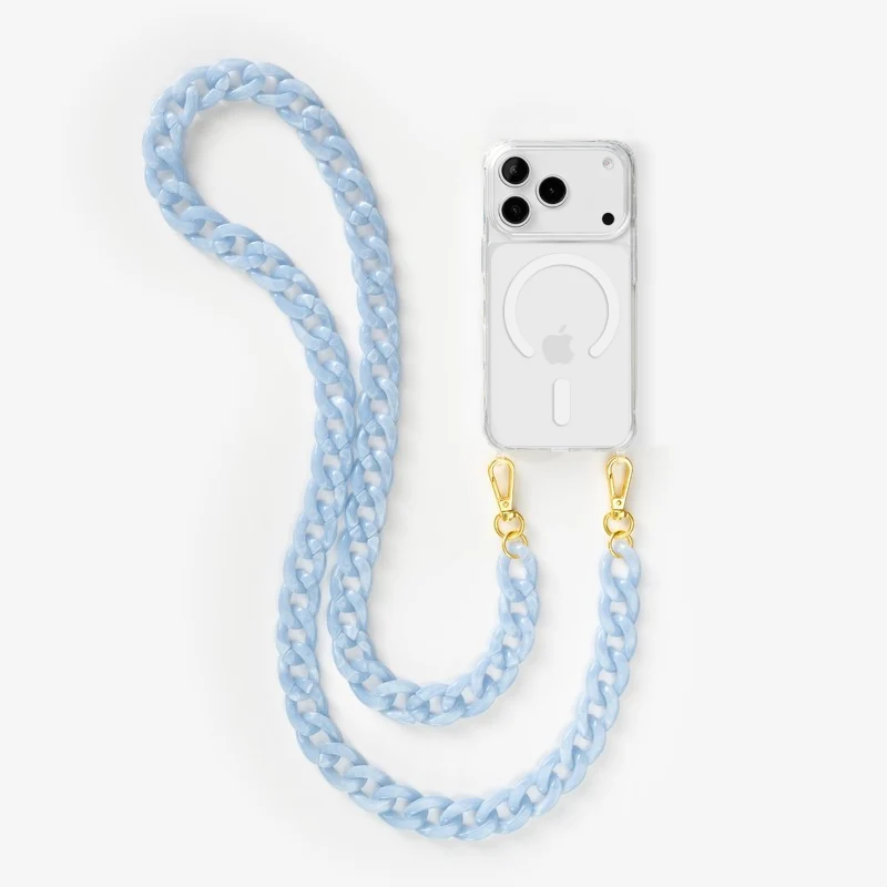 iPhone 17 Pro Max Chaîne pour téléphone portable Transparent MagSafe