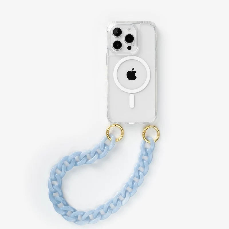 iPhone 15 Pro Chaîne pour téléphone portable Transparent MagSafe
