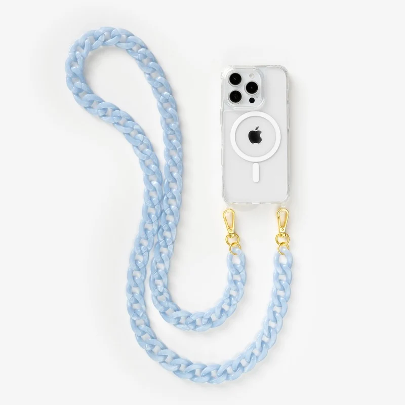 iPhone 15 Pro Chaîne pour téléphone portable Transparent MagSafe