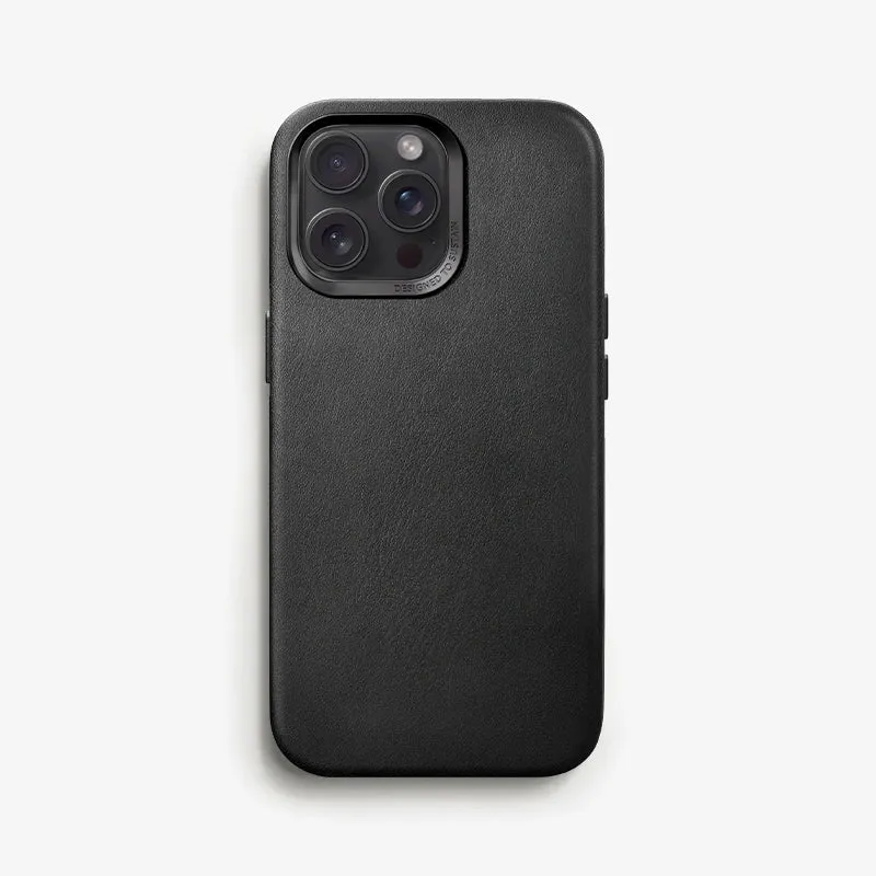 iPhone 14 Pro étui en cuir Vegan