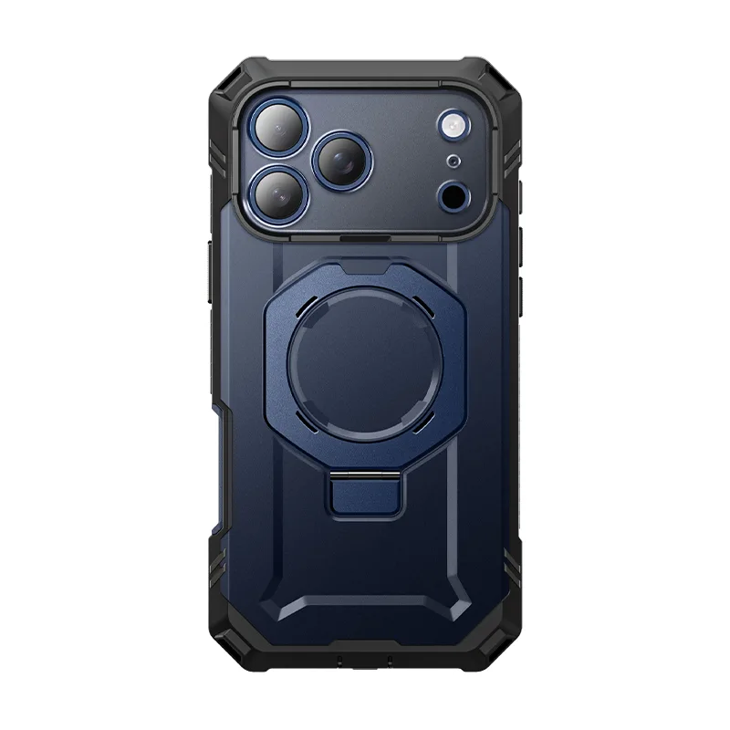 OPEN BOX | UB GRIP PRO Series iPhone 17 Pro MagSafe Phone Case with HD Tempered Glass - Azure
