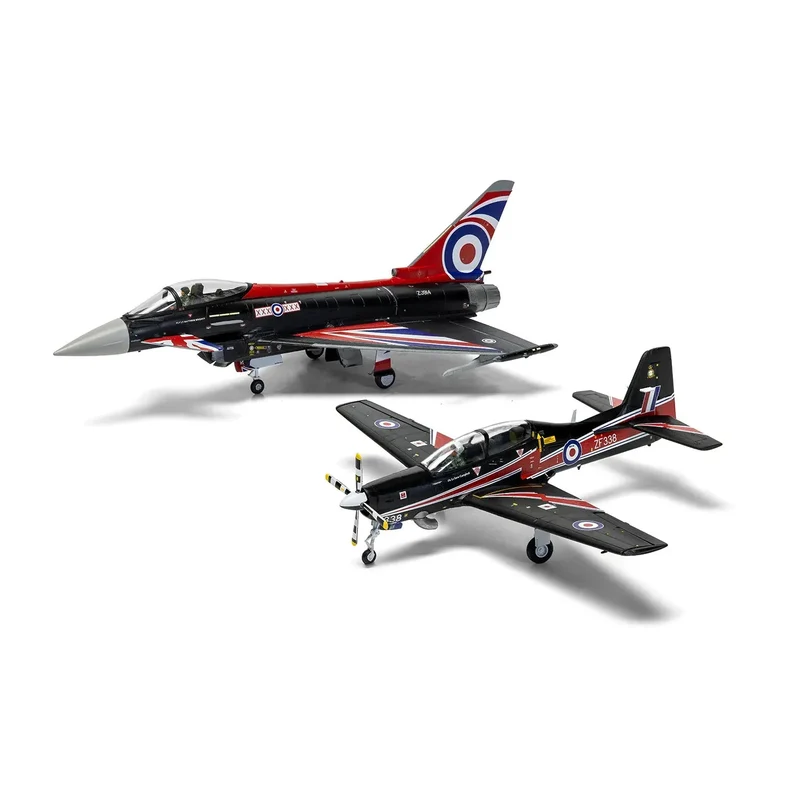Airfix 1/72 Eurofighter Typhoon FGR.4 Blackjack and Shorts Tucano T.1 Twin Pack