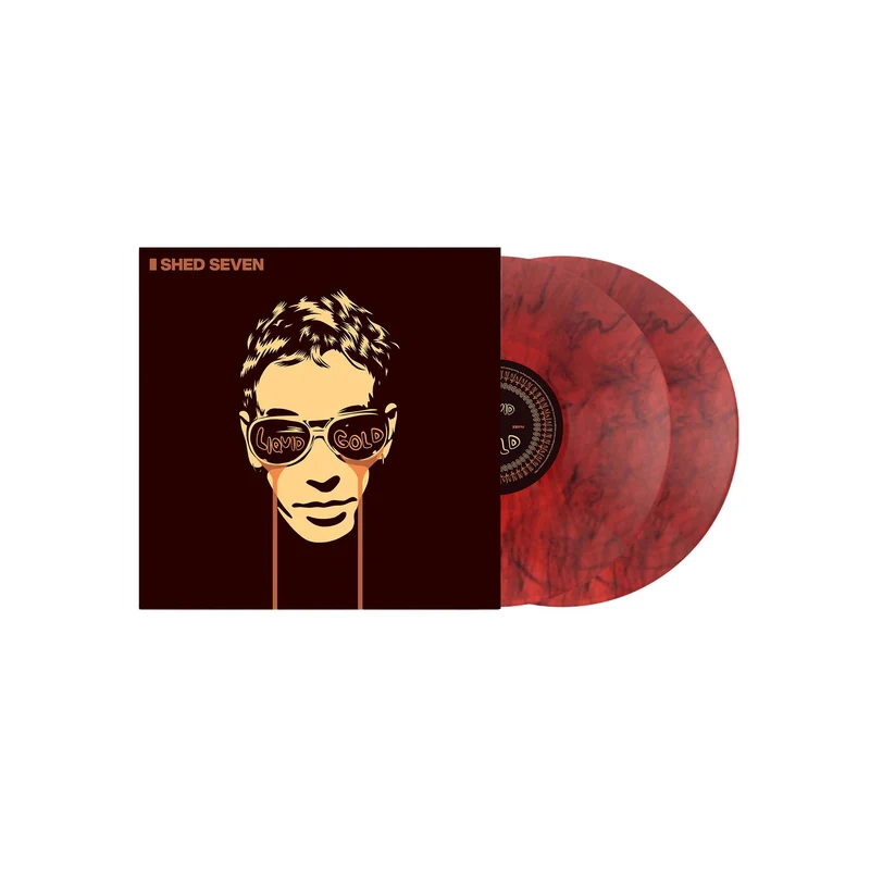 Liquid Gold (Red / Black Marble Vinyl)