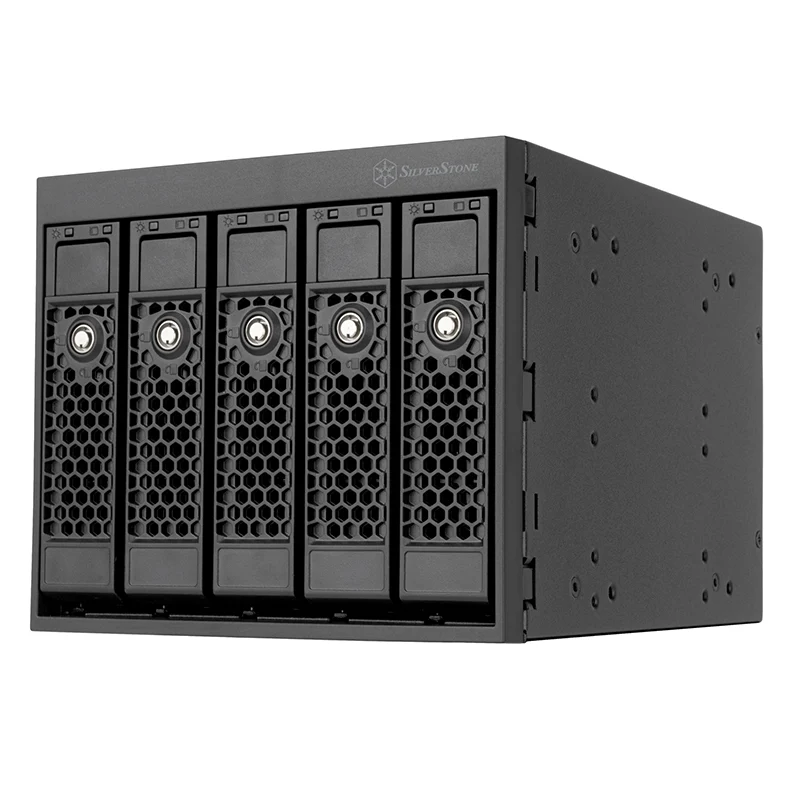 SilverStone SAS-12G 3 x 5.25in SATA 6Gbit/s Hot-Swap Adapter Cage