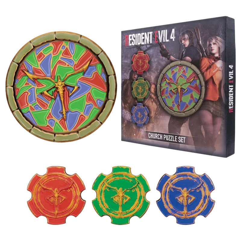 Fanattik Limited Edition Resident Evil 4 Church Puzzle Medallion Set