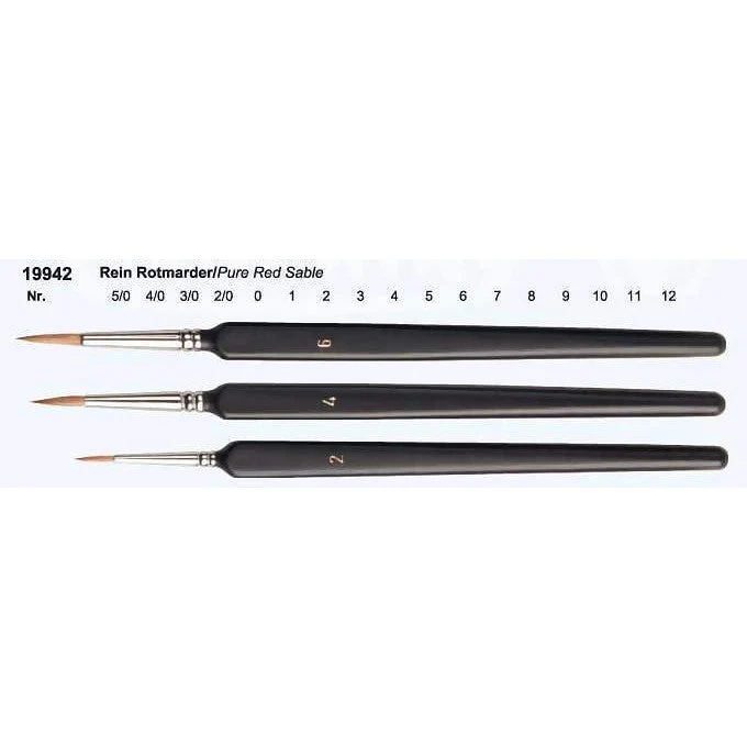 Vp Leonhardy Fine Hair TriGrip Hobby Brush 3