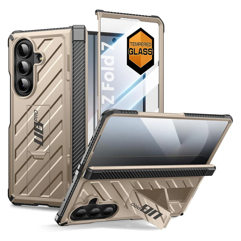 Galaxy Z Fold7 Unicorn Beetle PRO Rugged Case - Gold
