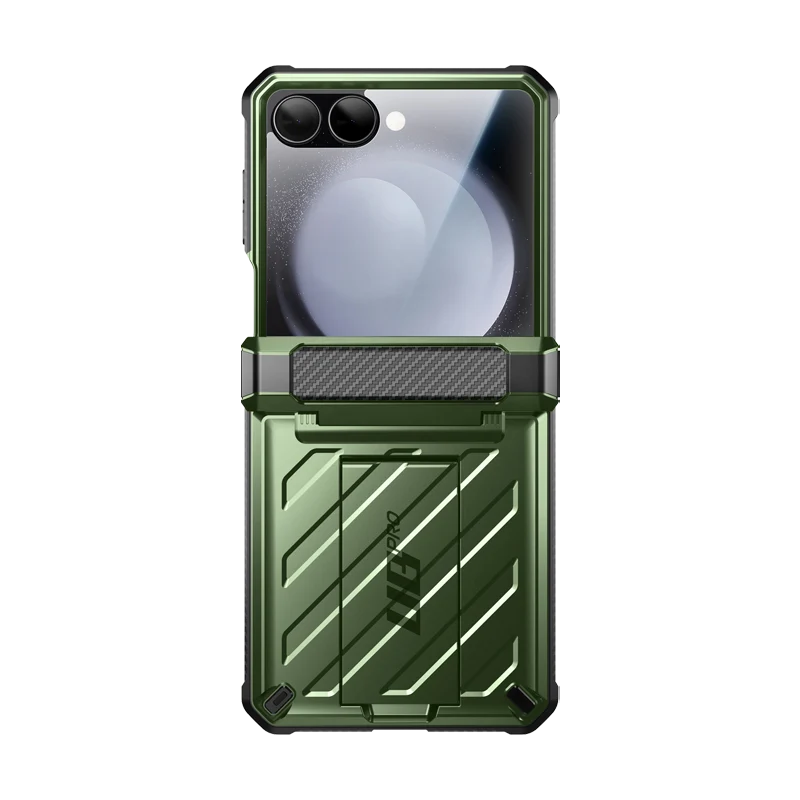Galaxy Z Flip7 Unicorn Beetle PRO Rugged Case with Belt Clip(open box)-Dark Green