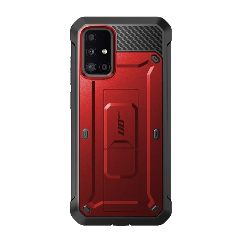 Galaxy A51 5G Unicorn Beetle Pro Rugged Case-Metallic Red