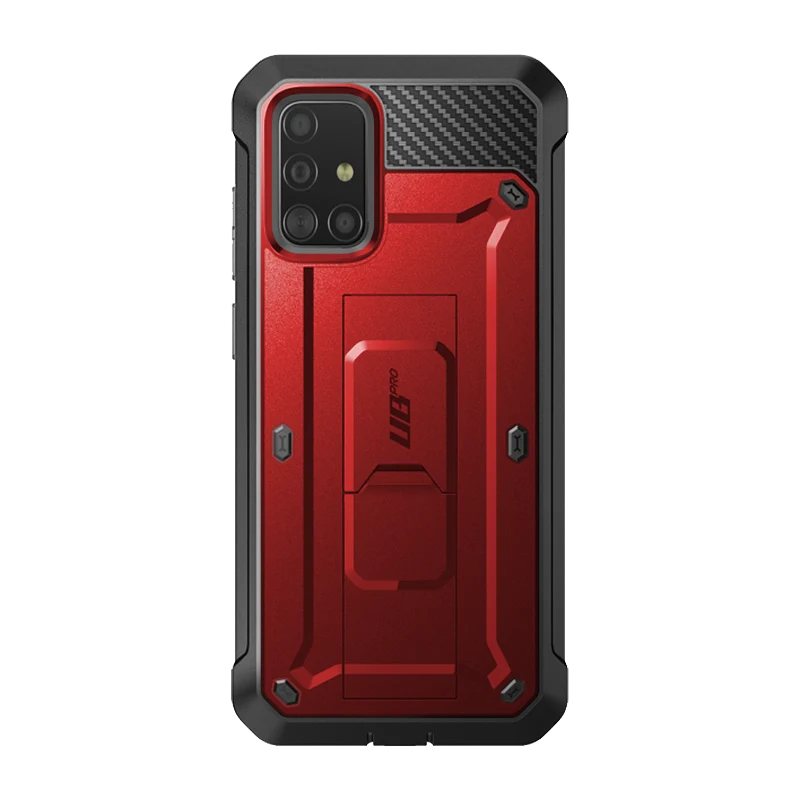 Galaxy A51 Unicorn Beetle Pro Rugged Case-Metallic Red