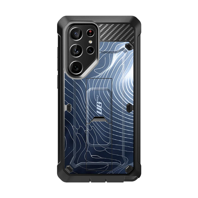 Galaxy S24 Ultra Unicorn Beetle PRO Rugged Case-Blue Ripple