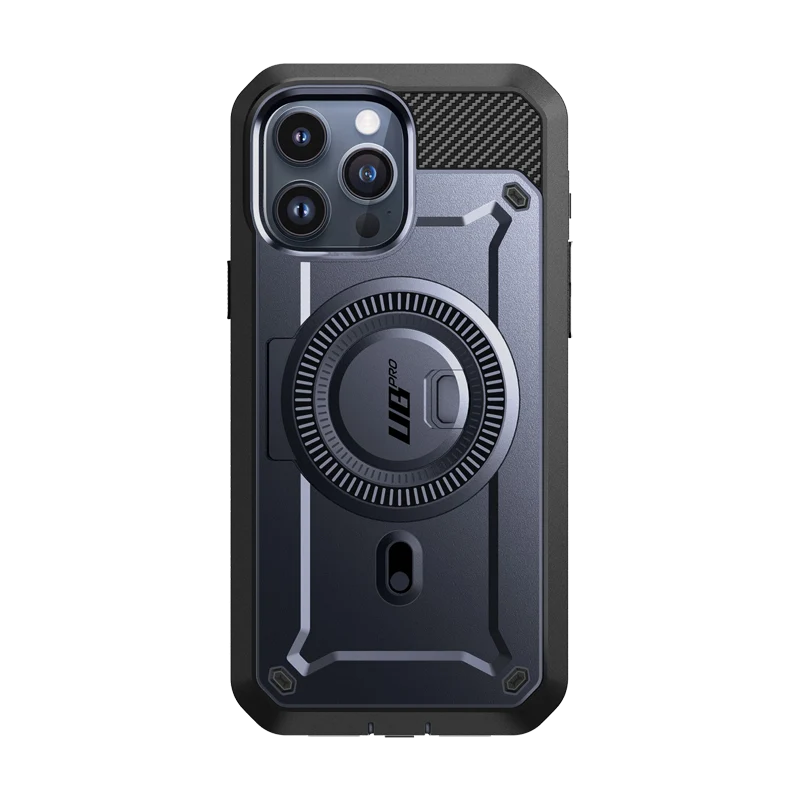 iPhone 15 Pro 6.1 inch Unicorn Beetle PRO MAG Rugged MagSafe Case-Dark Blue