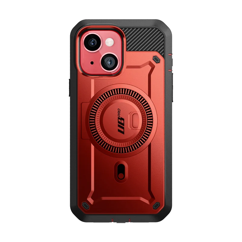 iPhone 15 6.1 inch Unicorn Beetle PRO MAG Rugged Case-Metallic Red