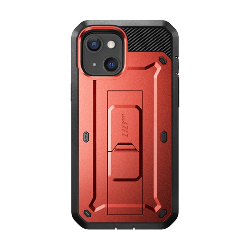 iPhone 13 6.1 inch Unicorn Beetle Pro Rugged Case-Metallic Red
