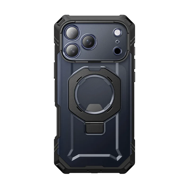 UB GRIP PRO Series iPhone 17 Pro MagSafe Phone Case with HD Tempered Glass - Black