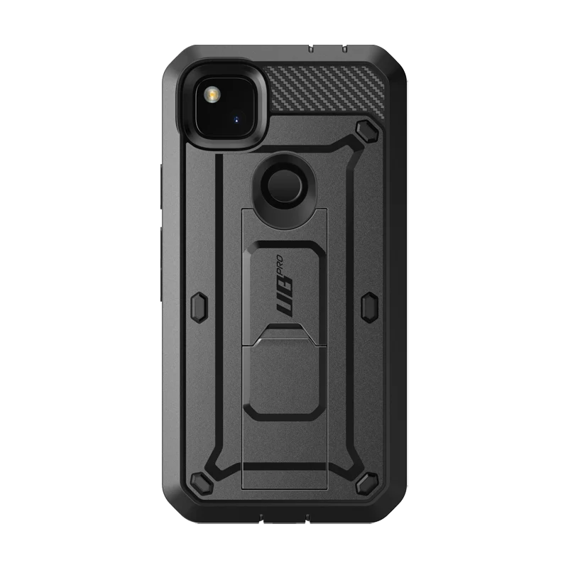 Google Pixel 4a (2020) Unicorn Beetle Pro Rugged Holster Case(open box)-Black