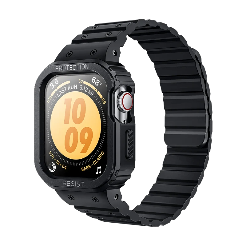 Apple Watch Unicorn Beetle SEAL Case with Magnetic Band (44mm/45mm)-Black