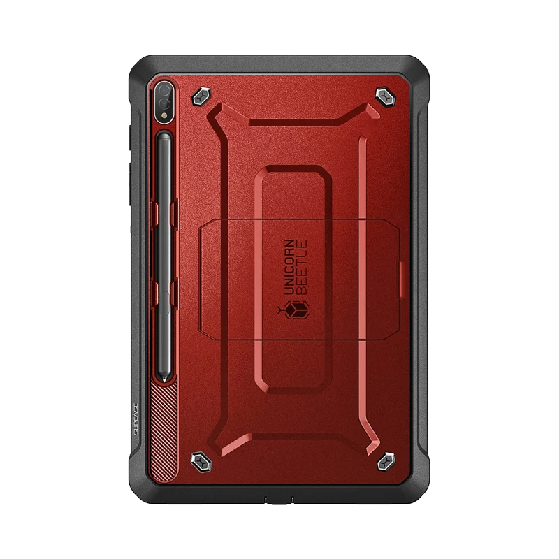 Galaxy Tab S8 Ultra (2022) Unicorn Beetle Pro Rugged Case-Metallic Red