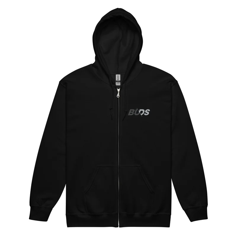 Sweat à capuche épais unisexe à fermeture éclair Buds-Sports