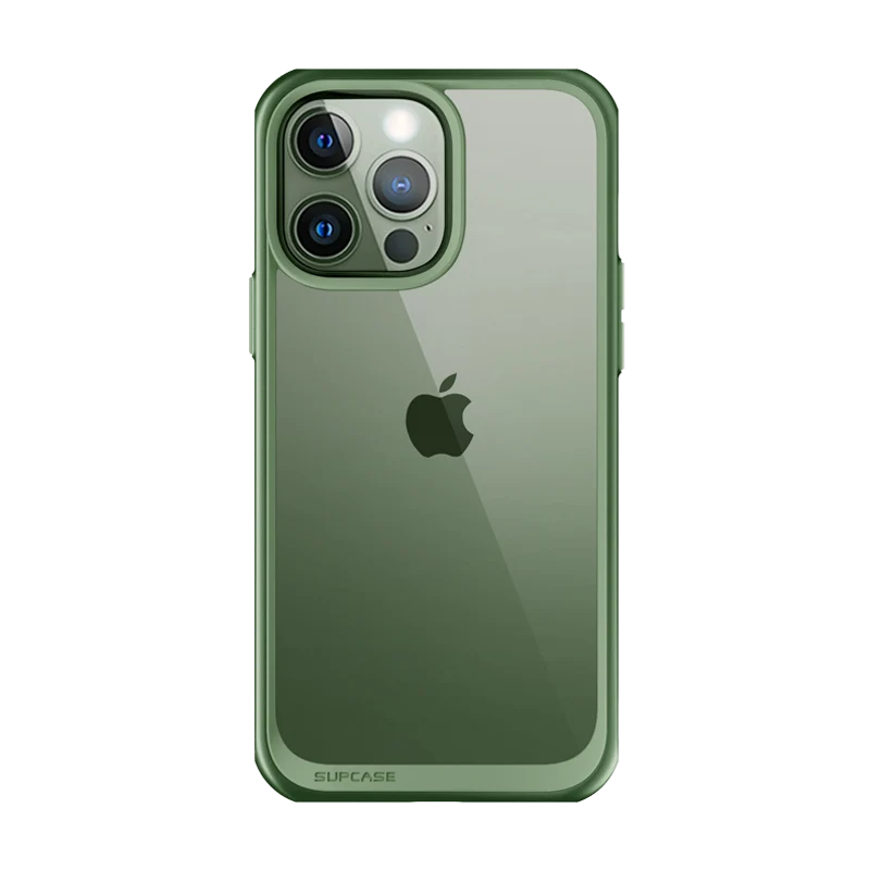 iPhone 13 Pro Max 6.7 inch Unicorn Beetle Style Slim Clear Case(open box)-Green