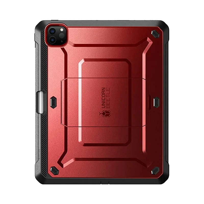 iPad Pro 12.9 Inch (2021) Unicorn Beetle Pro Rugged Case(open box)-Metallic Red