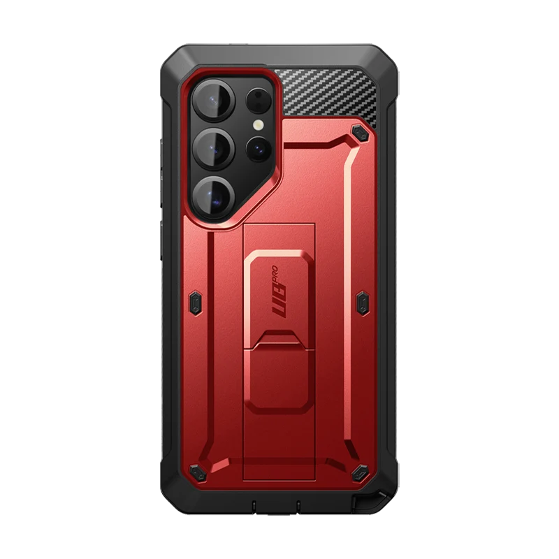 Galaxy S25 Ultra Unicorn Beetle PRO Rugged Case-Metallic Red