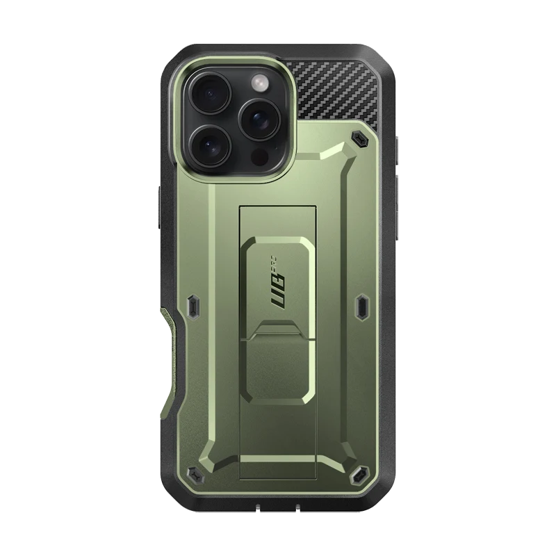 iPhone 16 Pro 6.3 inch Unicorn Beetle Pro Rugged Case-Dark Green