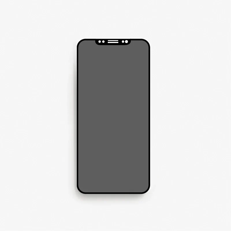 Verre blindé pour iPhone 11 Pro & X(s) avec protection contre les regards indiscrets