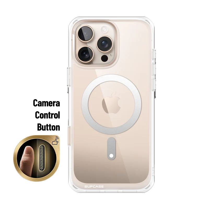 iPhone 16 Pro Max 6.9 inch Unicorn Beetle MAG Slim Clear MagSafe Camera Control Button Case-Clear
