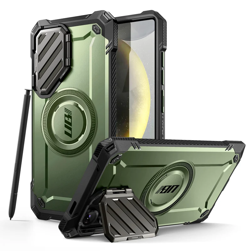 Galaxy S25 Ultra Unicorn Beetle MAG XT Bumper Case -Dark Green
