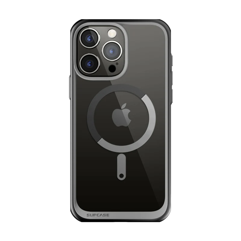iPhone 15 Pro Max 6.7 inch Unicorn Beetle MAG Slim Clear MagSafe Case(open box)-Black