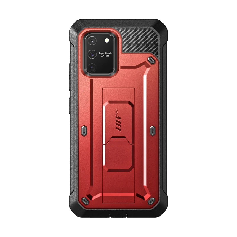 Galaxy S10 Lite Unicorn Beetle Pro Full Body Rugged Holster Case(open box)-Metallic Red