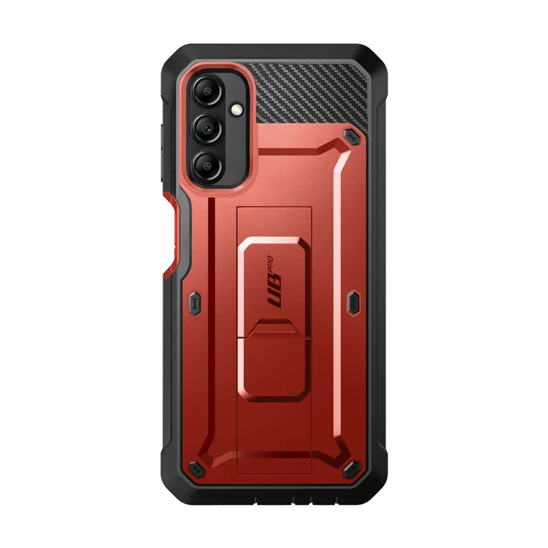 Galaxy A14 Unicorn Beetle Pro Rugged Holster Case-Metallic Red